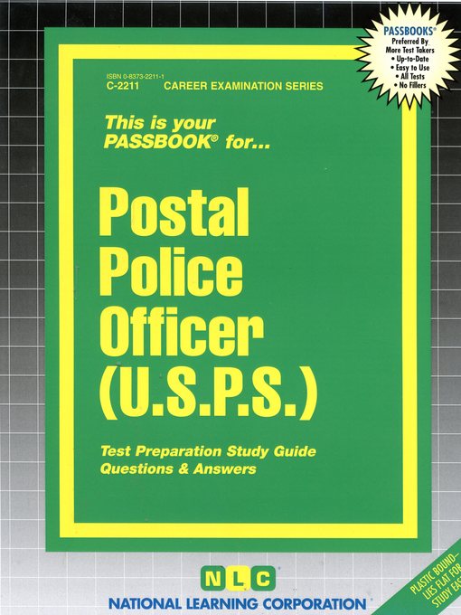 Title details for Postal Police Officer (USPS) by Michael Rudman - Available